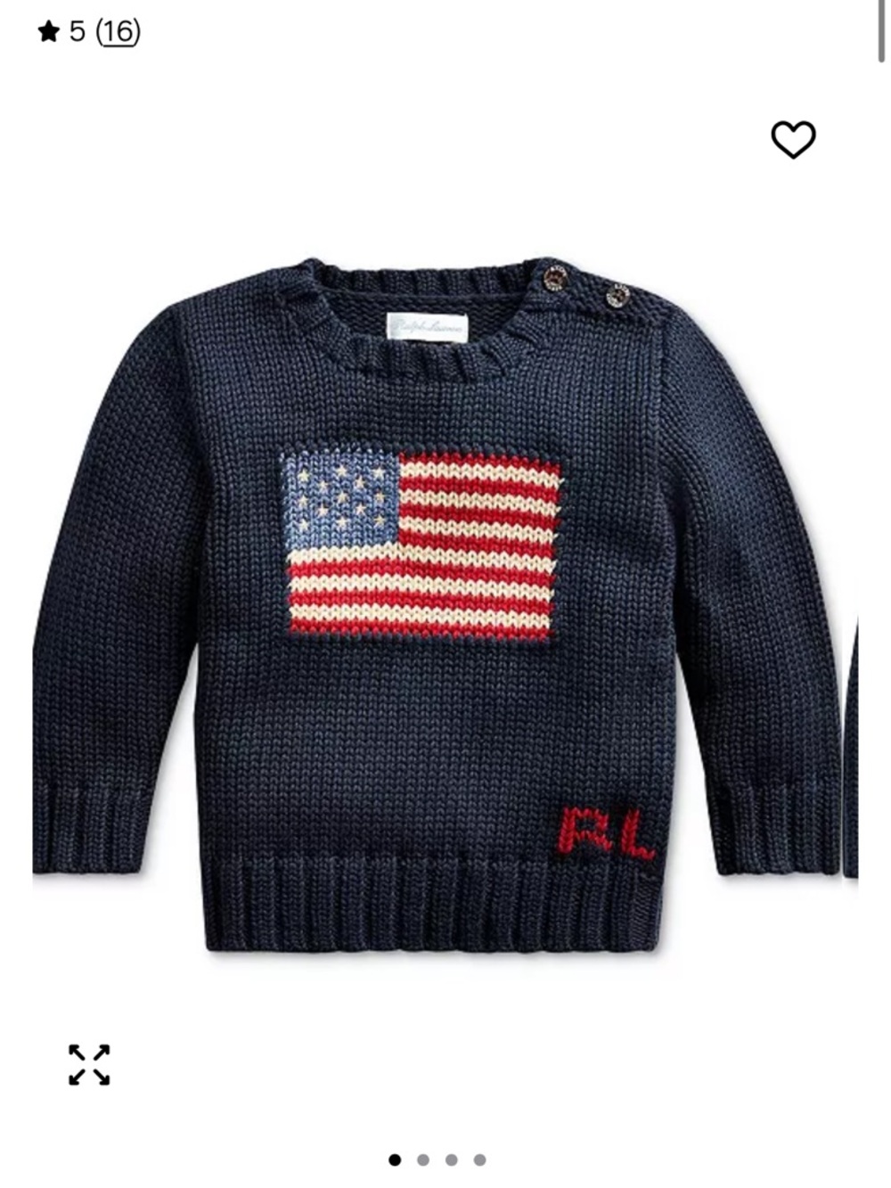 Ralph Lauren | Baby Boys or Girls The Iconic Flag Sweater